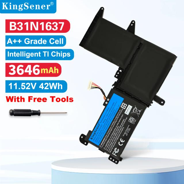 Bateria KingSener Compatível com ASUS VivoBook S15 e Modelos X510 e S510