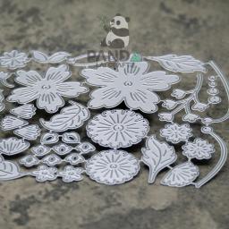 PANDALAI-Corte de Metal morre para DIY Álbum, Decorativo Embossing Papel Cartão Artesanato, Floral Spray Gravado, Flor Lâmina Soco Stencils - Image 5