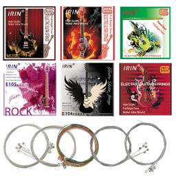 IRIN-cordas de guitarra elétrica de metal real, níquel ferida, tocar guitarra peças, Rock E100, E101, E102, E103, E104, E105, guitarra acessório - Image 2