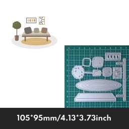 Papel artesanal morre cortado para fazer cartões, viver e móveis para casa, Scrapbooking DIY, gravação em metal, novo, 2024 - Image 4