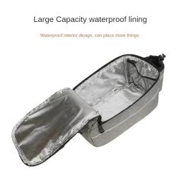 13l saco de transporte da bicicleta cesta traseira à prova dwaterproof água pannier tronco sacos rack traseiro saco assento ciclismo bagagem bolsa ombro - Image 6