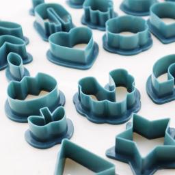 Polymer Clay Cutters Set para Fazer Jóias, Cortador de Brinco, Plástico, Formas Múltiplas, Inoxidável, DIY, Molde, Artesanato, Brinco, Acessórios - Image 3