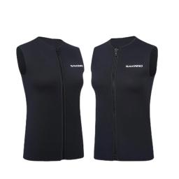 Colete de mergulho neoprene para homens e mulheres, jaqueta preta sem mangas, traje, natação, mergulho, drifting, colete de surf, 3mm, verão - Image 4