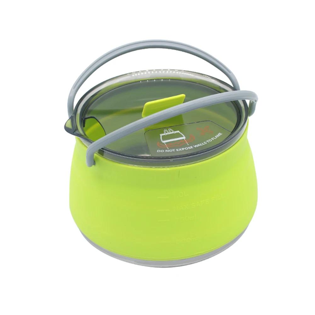 Panela resistente ao calor dobrável portátil, Panelas de acampamento ao ar livre, Grade alimentar para viagens, Piquenique, Camping Gear - Image 1