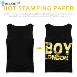 Papel holográfico da folha da transferência do calor, rolo quente do ouro do carimbo, cartão diy da t-shirt, 19,3 cm x 5m - Image 4