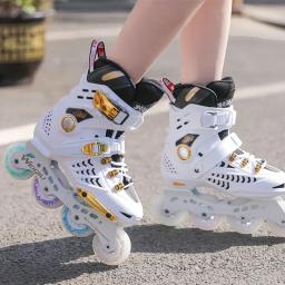 Patins de patins planos para adultos, sapatos profissionais de patinação, linha reta, iniciantes masculinos e femininos - Image 1