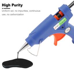Black Hot Melt Adesivo Glue Gun Sticks, DIY Ferramentas para Hot Gun Silicone, 7mm, 11mm, Cozinha, Itens de Banheiro, 5-100Pcs - Image 6