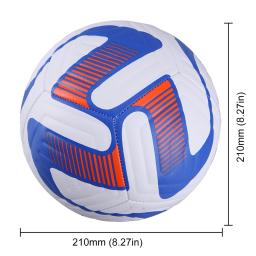 Bola de futebol de couro PU para adolescentes e adultos, bola de jogo inflável ao ar livre, tamanho oficial 5, 2021 - Image 6