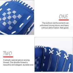 Luva de beisebol para esportes ao ar livre, equipamento de prática de softball, 9.5/10.5/11.5/12.5 tamanhos, mão esquerda para crianças/adultos, homens, mulheres, treinamento - Image 2