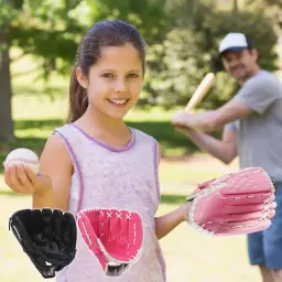 Crianças Luva De Beisebol Esportivo Luva De Softball Infielder Baseball Fielding Luva Para Adolescentes Meninas Softball Luvas De Beisebol Juventude - Image 3
