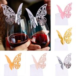 Nome Do Lugar Do Cartão, Cartões De Festa De Borboleta, Marca De Mesa, Aniversário, Casamento, Festa, Decorações De Bar, Presentes, 20Pcs - Image 1