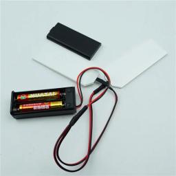 Kit de luzes led dobrável para capacete, máscara de olhos, acessórios diy flexíveis com bateria aaa para cosplay e halloween, 27x69, 5(76.5) - Image 4