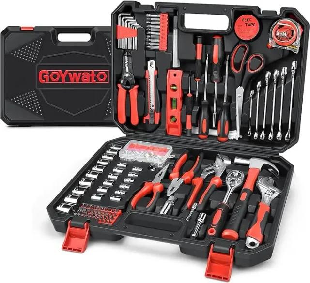 Kit Completo de Ferramentas Manuais para Casa: 287 Peças Essenciais para Homens e Mulheres