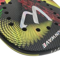 A nova raquete de tênis de praia 3k profissional completa fibra de carbono superfície áspera entregar saco protetor sweatband cuidados com os pulso camewin - Image 4