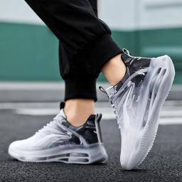 Tênis de Basquete Masculino Moderno, com Amortecimento a Ar, Confortável e Antiderrapante, Respirável e Absorvente de Impacto, Ideal para Atividades ao Ar Livre Masculinas - Image 6