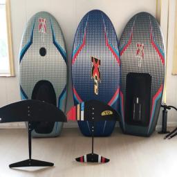 Kitboard hidrofólio inflável com correias para o pé, prancha windsurf, prancheiras de surf do vento, kiteboarding - Image 5