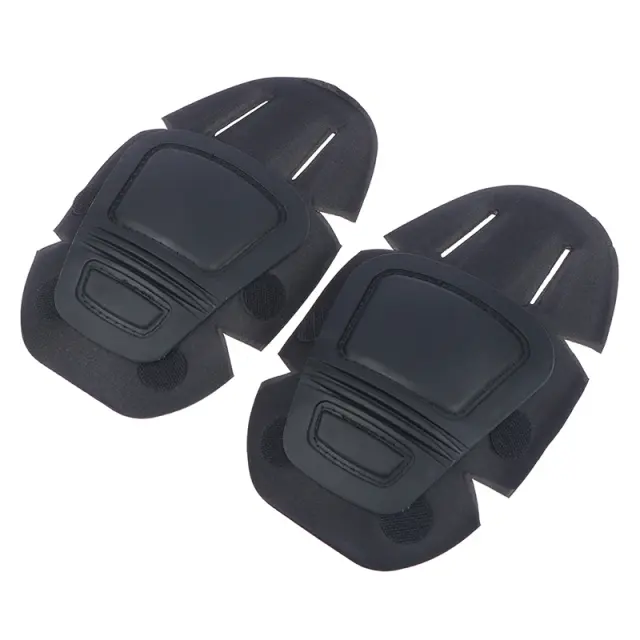 Conjunto de Joelheiras e Cotoveleiras Táticas em Camuflagem para Paintball e Airsoft