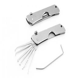 Conjunto de seleção de fechadura compacta, substituição de chave, porta versátil, chaves abertas, resistente à ferrugem, conveniente, gancho de seleção automotiva, ferramenta de reparo de carro - Image 4