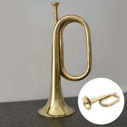 Trompete Carga Corneta para Crianças, Instrumento Musical Premium, Profissional Copper Alloy Horn, Vento - Image 1