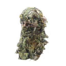 Máscara de camuflagem 3D para treinamento de caça ao ar livre, folha, paintball, pombo, madeiras, tiro, boné - Image 4