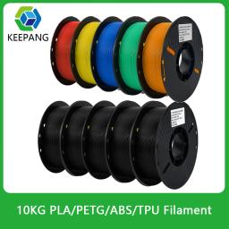 KINGROON  Misture a Cor 10Rolls PLA PETG TPU Filamentos para Impressora 3D Plástico 1KG 1.75MM Eco-Friendly Sem Bolha Spool 3D Printing Material - Image 1