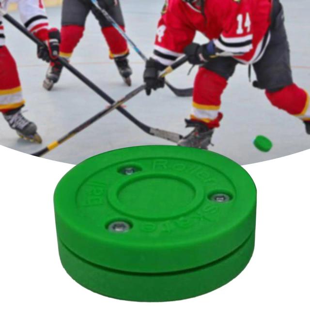Puck de Inline Roller Hockey e Bola de Hóquei em Campo - Equipamento Resistente ao Desgaste para Treinamento de Profissionais, Crianças e Iniciantes