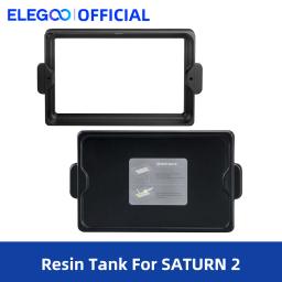 ELEGOO-Tanque De Resina De Metal Set Para Impressora 3D, Peças De Filamento, SATURN 2 MSLA, FEP Pré-Instalado, 2 Tampas - Image 1