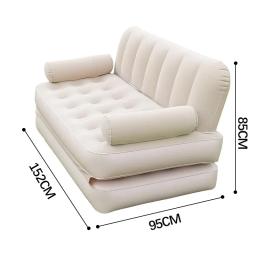 Sofá-cama preguiçoso inflável ao ar livre, bomba elétrica Inflation, colchão de ar dobrável para acampar - Image 6