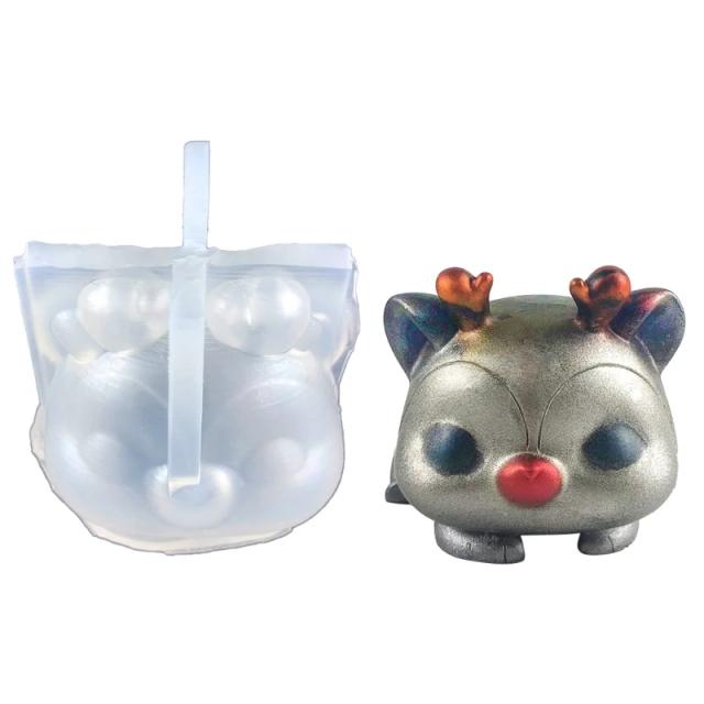 Decoração com Moldes de Silicone para Vela de Alce: Crie Enfeites DIY com Epóxi e Sabão