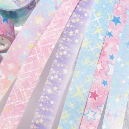 Fitas adesivas decorativas de mascaramento, Junk Journal, Scrapbooking Adesivos, DIY, Variações Estrela, 1pc por lote - Image 2