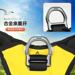 Cinto de segurança de cinco pontos para operação em alta altitude, escalada e resgate de corpo inteiro, proteção profissional, p603 - Image 4