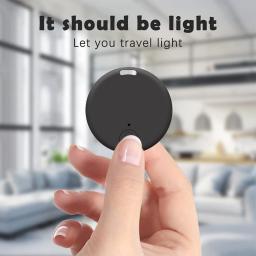 Round BT GPS Tracker para animais de estimação, posicionamento em tempo real, impermeável, anti-perdido - Image 2