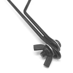 Metal gaita pescoço titular harpa rack suporte para 10 furos instrumentos gaitas e56d - Image 4