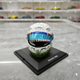 Spark Racing Albon F1 Capacete Modelo, Miami Williams, Presente Comemorativo, 1/5, 2023 - Image 3