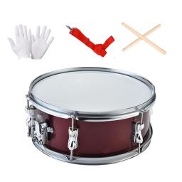 Portátil Snare tambor com baquetas, leve, tom duplo, bateria de música para iniciantes, meninos, meninas, crianças, adolescentes, crianças, crianças, 13" - Image 1