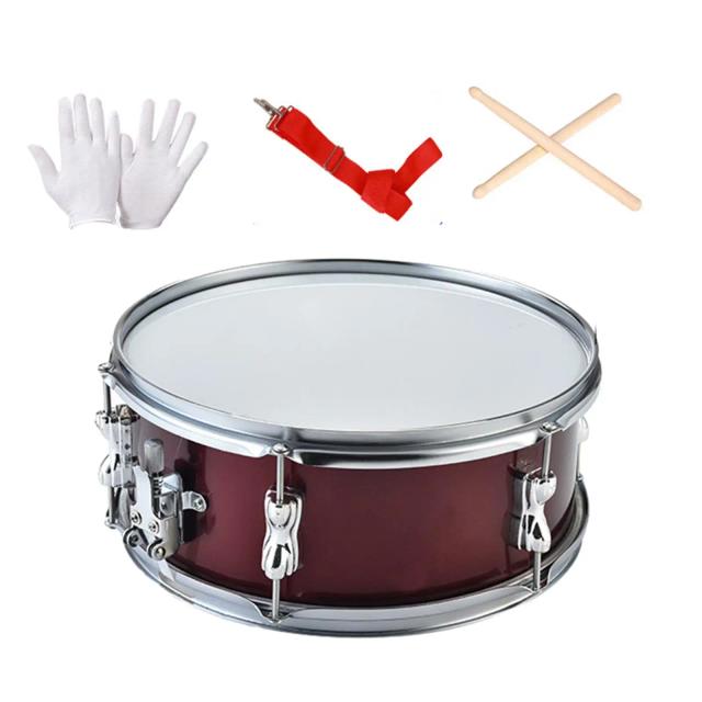 Snare Drum Portátil Leve com Baquetas - Tom Duplo Ideal para Crianças e Adolescentes