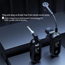 UHF sem fio saxofone microfone, adequado para vários instrumentos, adequado para apresentações ao ar livre ou palco - Image 4