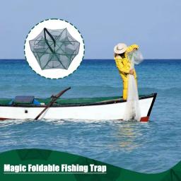 Rede de pesca dobrável para peixes pequenos, armadilha de peixes portátil e multifuncional, captura de camarão e lagostins - Image 3