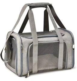 Airline Aprovado Pet Carrier Bag, Mochila lateral macia, Sacos de viagem, Transporte para cães pequenos e gatos, Outgoing - Image 6