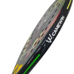 A nova raquete de tênis de praia 3k profissional completa fibra de carbono superfície áspera entregar saco protetor sweatband cuidados com os pulso camewin - Image 5