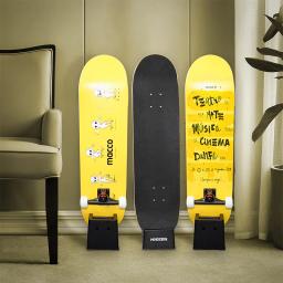 Rack de skate de chão multifuncional suporte de placa de esqui para armazenamento de montagem na parede de skate e exibição organizar acessórios de suporte - Image 2