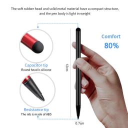 Caneta Stylus Universal Touch Screen, 2 em 1 Caneta Capacitiva para Tablet, Telefone Móvel, Alta Qualidade - Image 2