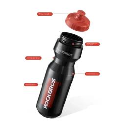 750ml garrafa de água da bicicleta grau alimentício esportes fitness correndo equitação acampamento caminhadas chaleira à prova de vazamento garrafa gaiola - Image 4