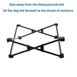 Impermeável elevada dobrável Pet Bed, Berço portátil para Indoor e Outdoor Viajar Camping, Cama de acampamento resistente ao desgaste, Cadeira - Image 4