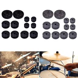 Cymbal Stand sentiu disco, percussão instrumento feltros almofadas, acessórios, 12 pcs - Image 4
