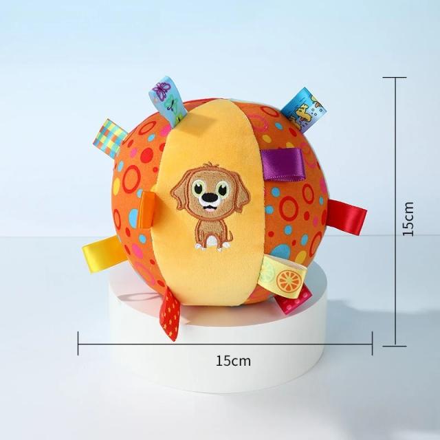 Brinquedo de Bola de Pelúcia Interativo para Cães Brinquedo de Mastigar para Treinamento e Interação Humano-Pet