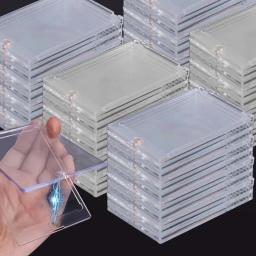 Mangas de cartão magnético Suporte para Baseball Sports Card, Capa Protetora, Transparente Display Case de plástico rígido, 35PT - Image 2