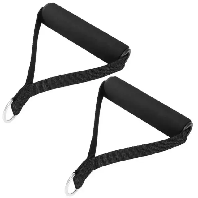 Faixas de Resistência para Treinamento de Força - Conjunto com 2 Acessórios Elásticos para CrossFit e Fitness