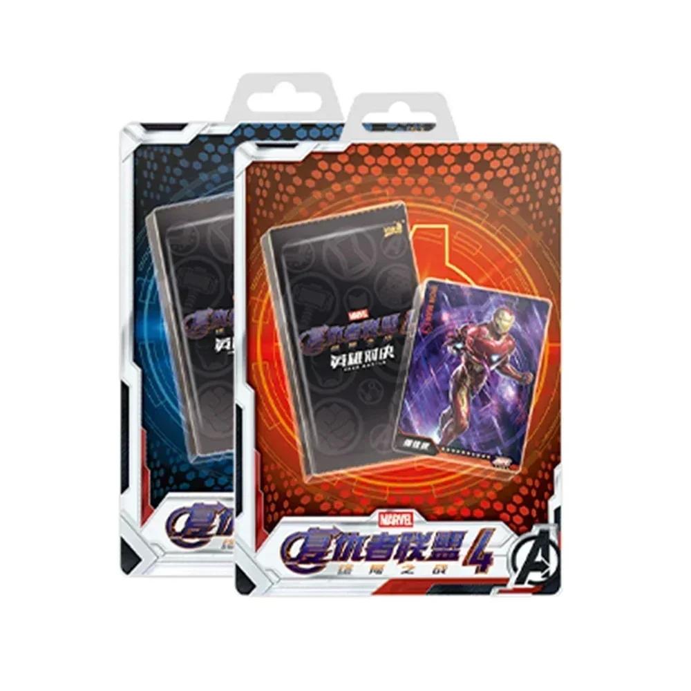 Kayou marvel heróis quadrinhos versus vingadores anime cartões brinquedo festa jogando jogos crianças álbum coleção caixas de presente papel hobby - Image 1