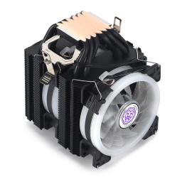 6 Heat Pipes CPU Cooler 4 Pin PWM RGB PC Quiet Intel LGA 1700 2011 2011-3 1200 1150 1151 X79 X99 E5 AMD AM3 AM4 CPU Cooling Fan - Image 6